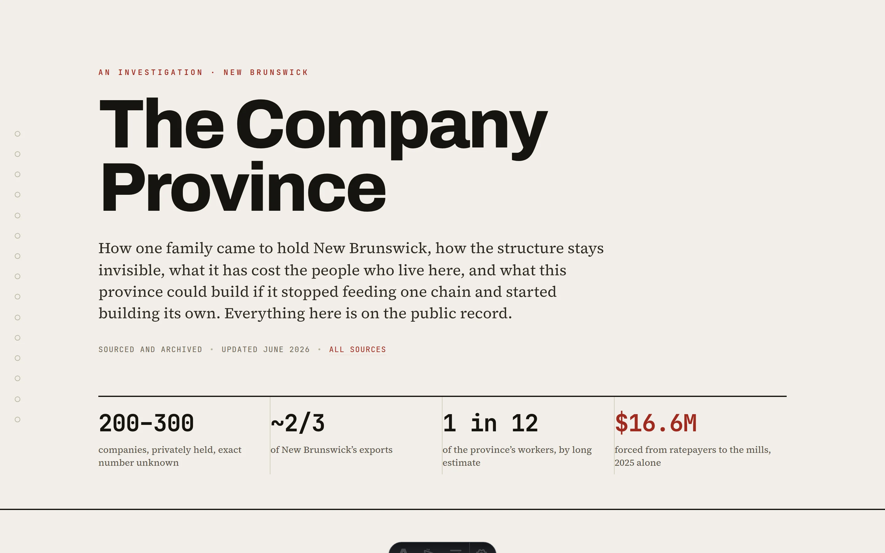 The Company Province report on a laptop